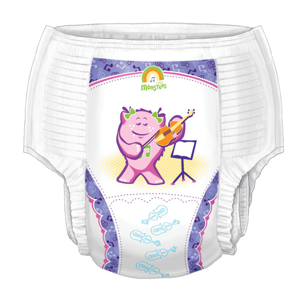 Cardinal Health HEALTH CURITY™ 70063GA Training Pants, Girl, Medium, 2T/3T (18-34 lbs), 26/bg, 4 bg/cs (Continental US Only) , case