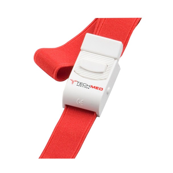 Dukal Corporation 4418 Tourniquet, Quick Release, Universal, Red, Latex Free (LF), 12/bx , box