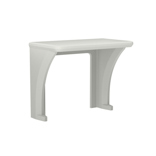 15-5214 Fabrication Enterprises, Inc. ADA Endurance Desk, All plastic, Wall/Floor Mounted, Stone Gray