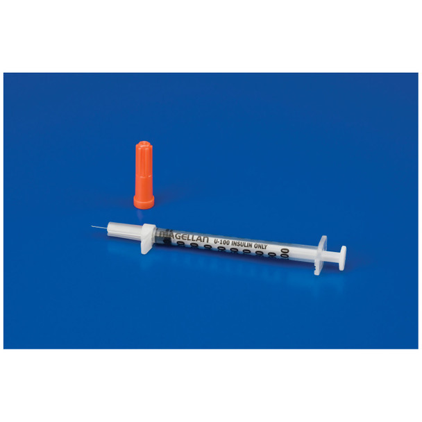 Cardinal Health HEALTH MAGELLAN™ 8881882712 Tuberculin Safety Syringe, 1mL, 27G x ½in., 50/bx, 10 bx/cs (Continental US Only) (Manufacturer Backorder - Inventory Limited when Available) , case