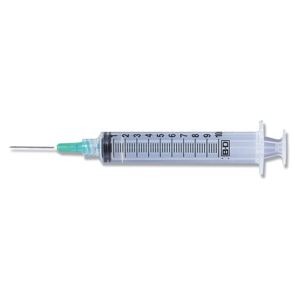 BD 305064 Syringe, 10mL, Blunt Fill Needle & Luer-Lok™ Tip, 18 G x 1½\in., 100/bx, 4 bx/cs (Continental US Only) , case