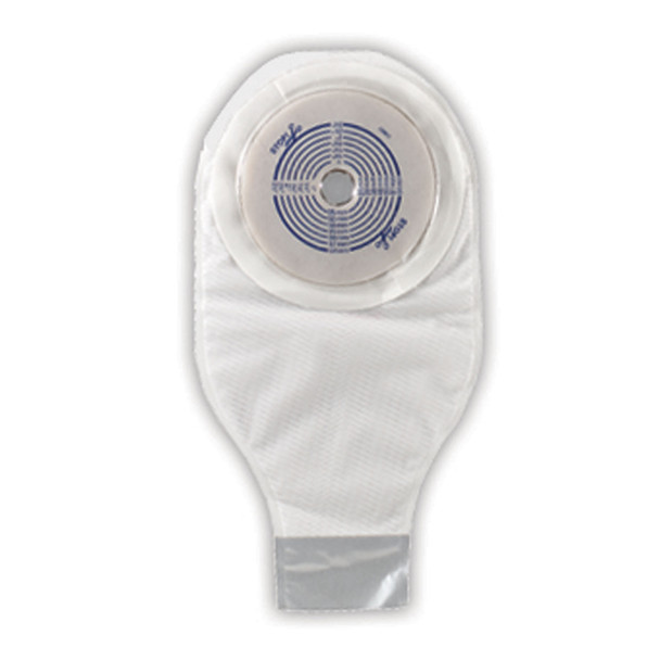 Convatec ACTIVELIFE® 125330 One-Piece Drainable Pouch with Cut-to-Fit Stomahesive Skin Barrier, Tape Collar, 12\in. Pouch with 1-Sided Comfort Panel, Tail Clip, Transparent, 3/4\in. - 2 1/2\in. Stoma Opening, 20/bx (Continental US Only) , box