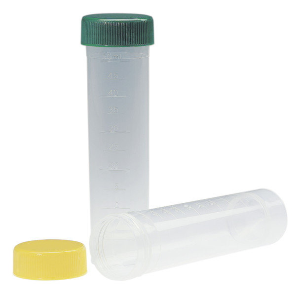Simport Scientific C571-1 Sample Tube, 30mm x 115mm, Sterile, Green Cap, 25/bg, 20 bg/cs , case