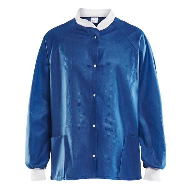 Molnlycke Health Care US, LLC BARRIER® 28030 Warm-Up Jacket, X-Large, Blue, 48/cs (US Only) , case