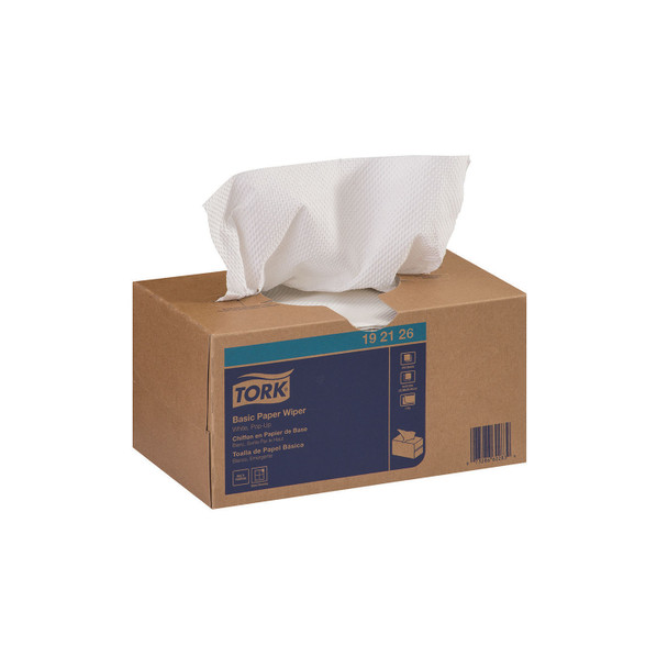 Essity Professional Hygiene North America, LLC 192126 Paper Wiper, Basic, Pop-Up Box, White, 1-Ply, 10.3in. x 9in., 250 sht/bx, 24 bx/cs (24 cs/plt) , case