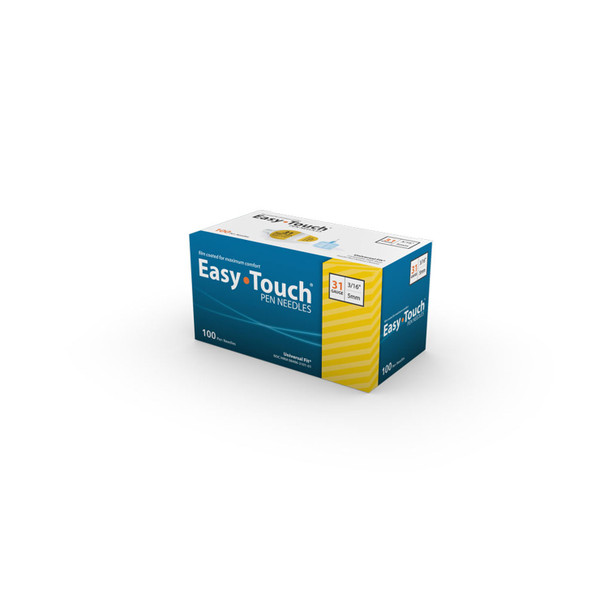 MHC Medical Products, LLC MEDICAL EASYTOUCH® 831361 Insulin Pen Needles, 31 Gauge, 3/16in. Needle, 100/bx , each