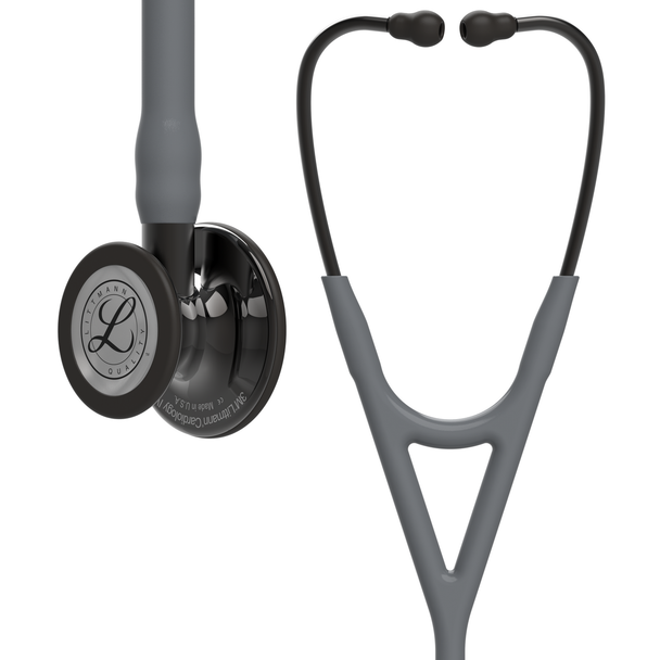 Solventum Corporation LITTMANN® CARDIOLOGY IV™ 6238 Stethoscope, High Polish Smoke-Finish Chestpiece, Gray Tube, Smoke Stem and Smoke Headset, 27in. (Continental US+HI Only) (Littmann items are only available for sale online by distributors authorize