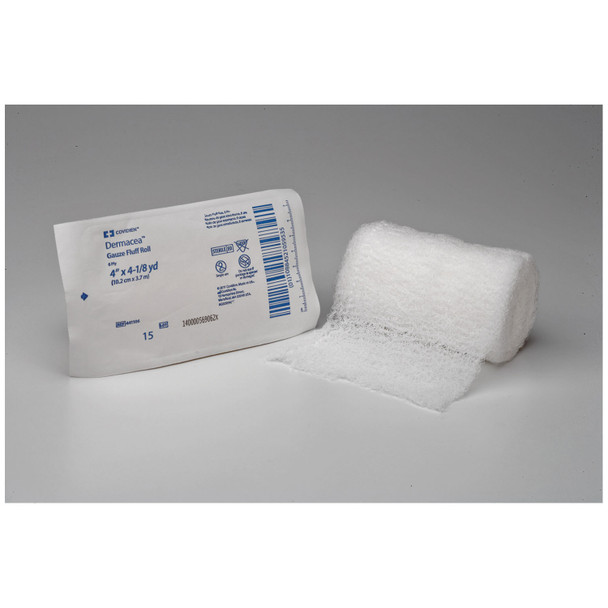 Cardinal Health HEALTH DERMACEA™ 441106 Gauze Fluff Roll, 4½\in. x 4.1 yds, Sterile, Soft Pouch, 100/cs (Continental US Only) , case