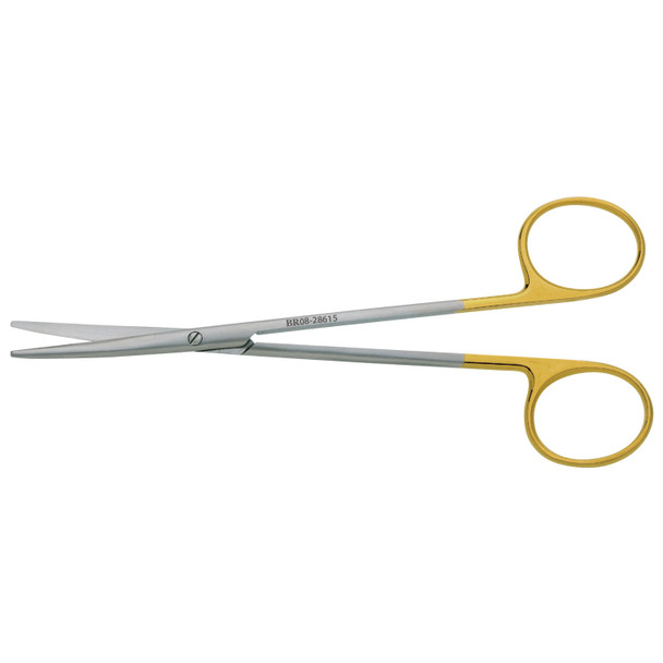 BR Surgical, LLC BR08-28718 Metzenbaum Scissor, Delicate, Curved, Blunt ...