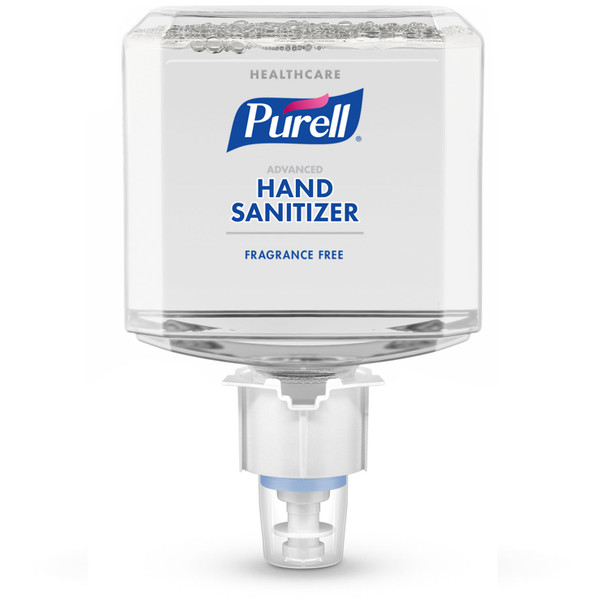 GOJO Industries, Inc. PURELL® 5051-02 Healthcare Advanced Hand Sanitizer Gentle & Free Foam, 1200 ml, Clear, 2/cs (HAZMAT Fees Apply, cannot ship via Air or to AK, GU, HI, MP, PR, VI) , case