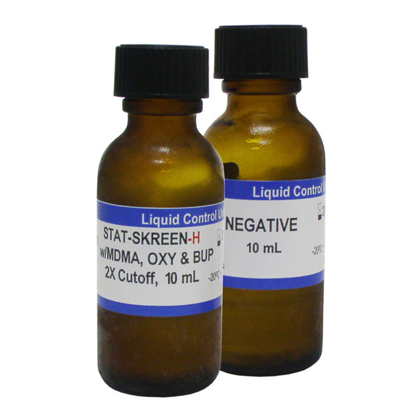 Clarity Diagnostics, LLC DTG-DOACTLS Clarity Drug Test Controls, (1) 20mL Negative Vial, (1) 20mL Positive Vial, 1 set/bx (DROP SHIP ONLY) , box