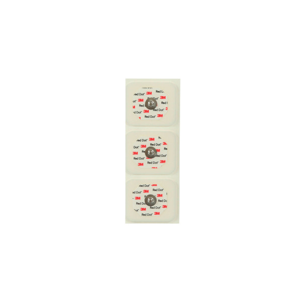 Solventum Corporation RED DOT™ 2560-3 Monitoring Electrode, 1.60\in. x 1.36\in., Adult, Universal, Foam, Sticky Gel, Diaphoretic, 3/bg, 200 bg/cs (Continental US+HI Only) , case