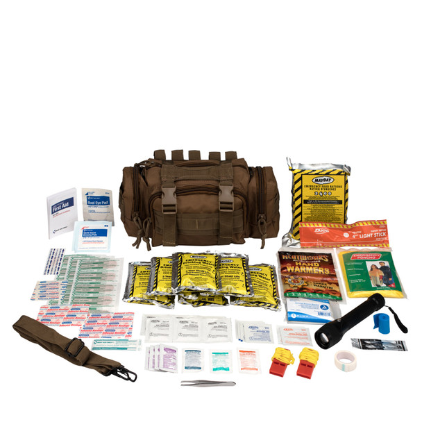 First Aid Only/Acme United Corporation 90454 Emergency Preparedness, 1 Person, Tan Fabric bg (DROP SHIP ONLY - $150 Minimum Order) , each