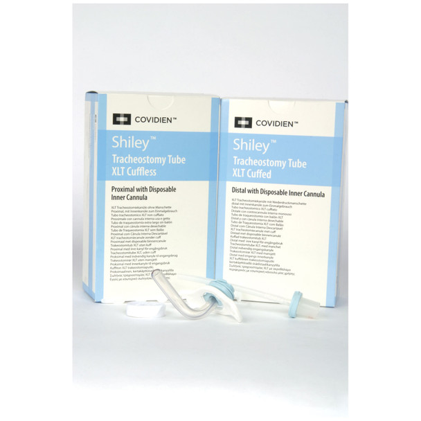 Medtronic/Minimally Invasive Therapies (MIT) SHILEY® 80XLTCD Tracheostomy Tube, Size 8.0, Distal Extension, Cuff, 8.0mm I.D. x 13.3mm O.D. x 105mm L, 1/bx (Continental US Only) , box