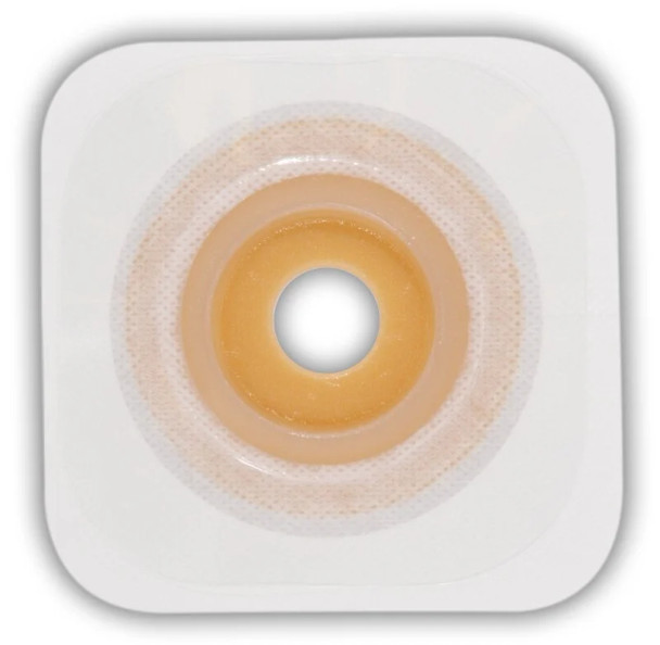 Convatec ESTEEM SYNERGY® 409270 Adhesive Coupling, Durahesive Convex Skin Barrier Mold-to-Fit Opening, Fleixable Tape Collar with Landing Zone Flange, White, 1 1/4in. - 1 3/4in., Stoma Opening, Large, 10/bx (Continental US Only) , box