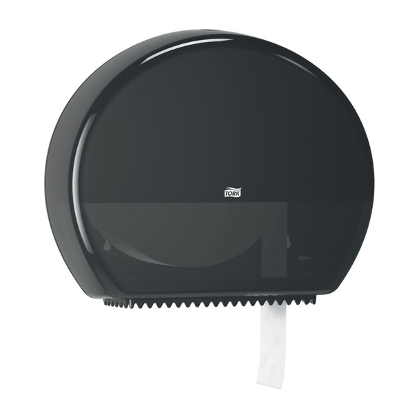 Essity Professional Hygiene North America, LLC 554028A Bath Tissue Roll Dispenser, with Reserve, Universal, Black, T1, Plastic, 14.2in. x 17.2in. x 5.2in. (108 cs/plt) , each