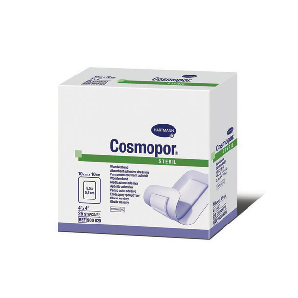 Hartmann USA, Inc. USA COSMOPOR® 900820 Wound Dressing, 4in. x 4in., Sterile, 25/bx, 8 bx/cs (Hartmann has a $3000 Minimum for Drop Ship Orders) , box