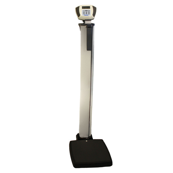 Pelstar LLC/Health o meter Professional Scales 600KL Digital Scale, Heavy Duty Eye-Level with Integral Digital Height Rod, EMR Connectivity via USB, 120V Adapter or 6-C Cell Batteries (Not included), Capacity 600 lbs/300kg, Resolution 0.2 lb/0.1kg, P