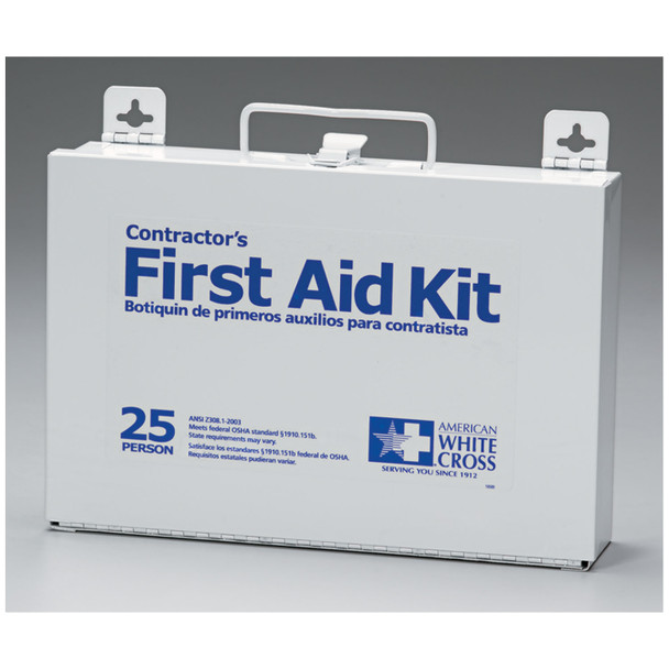 First Aid Only/Acme United Corporation 224-U First Aid Kit, 25 Person, Metal Case (DROP SHIP ONLY - $150 Minimum Order) , each