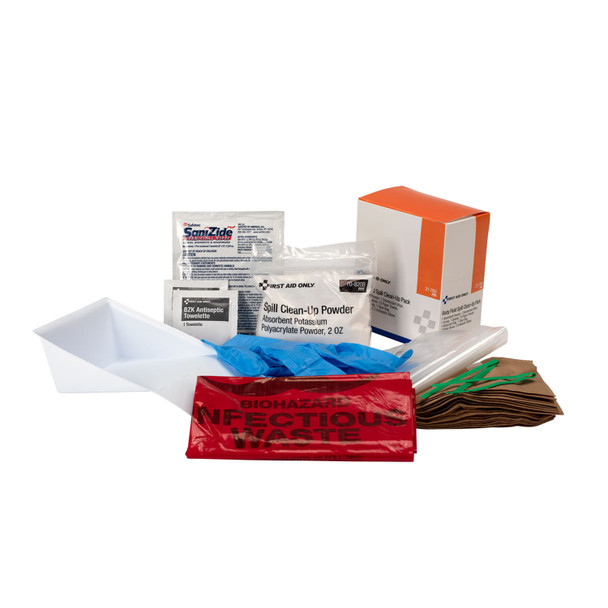 First Aid Only/Acme United Corporation 21-760-001 Spill Clean-up Pack (DROP SHIP ONLY - $150 Minimum Order) , each