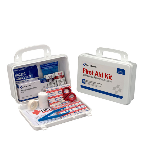First Aid Only/Acme United Corporation 25001-005 Home/Office/Auto Kit, 25 Person, 113 Pieces (DROP SHIP ONLY - $150 Minimum Order) , each