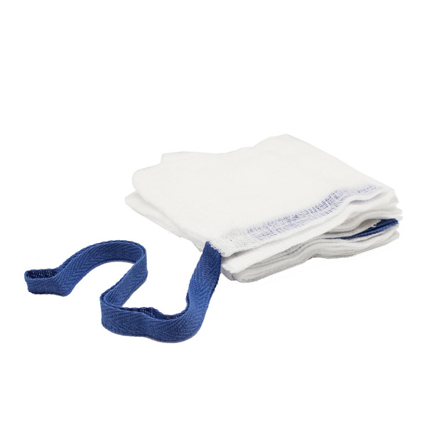 Dukal Corporation 1336X Section Sponge, Vaginal Packing, 4in. x 36in., Non-Sterile, 8-Ply, X-Ray Detectable, 2 x 1 Mesh, 200/cs , case
