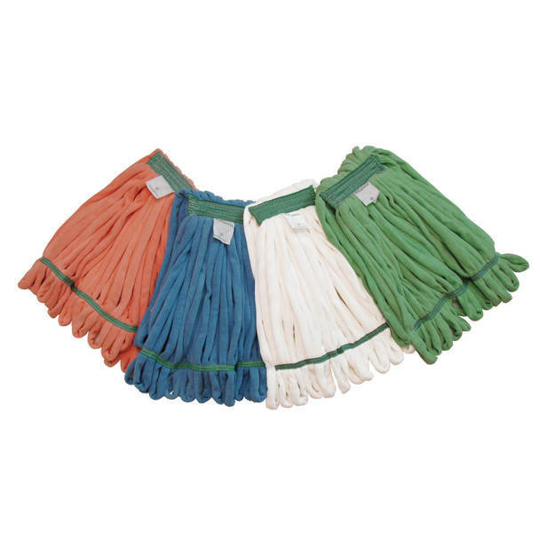 Pro Advantage ADVANTAGE® P122294 Wet Mop, Rough Floor, Microfiber, 5in. Headband, Medium, Natural (DROP SHIP ONLY from Golden Star, Inc. - $100 minimum order for prepaid freight outside the continental U.S., $100 dollar minimum order inside the conti