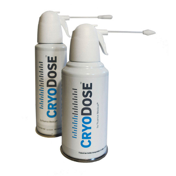 Nuance Medical, LLC MEDICAL CRYODOSE™ 1500 Replacement Canister, 236mL (US Only) (HAZMAT Fees Apply, cannot ship via Air or to AK, GU, HI, MP, PR, VI) , each