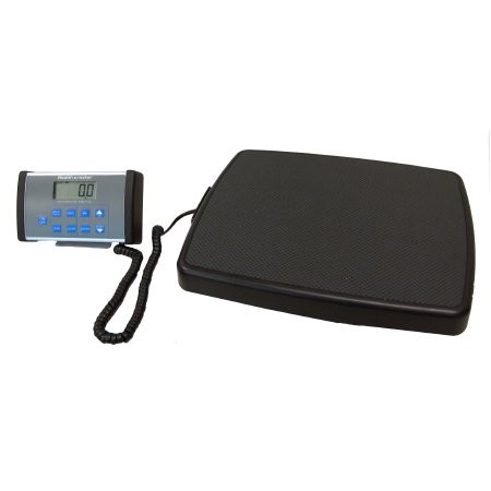 Pelstar LLC/Health o meter Professional Scales 498KL Digital Scale, Remote Display, Stand-On, Capacity: 660 lb/300 kg, Resolution: 0.2 lb/0.1kg, Platform Dimension: 13¾\in. W x 16½\in. D x 2 3/8\in. H , (6) AA Batteries (included) or 120V Adapter (no