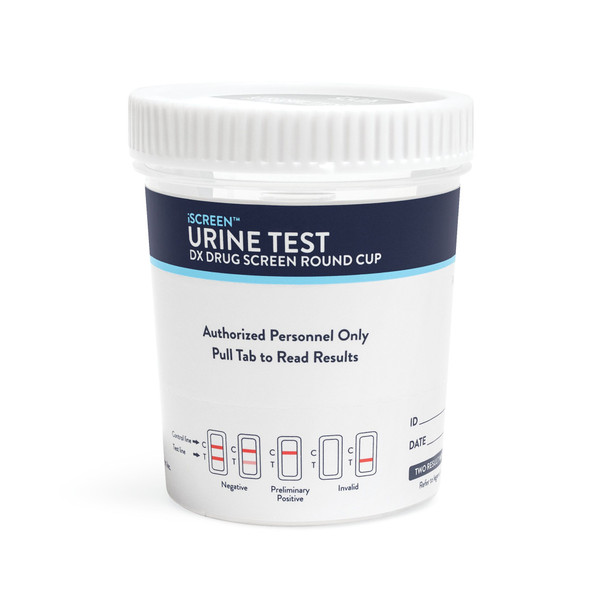 Abbott Toxicology TOXICOLOGY ISCREEN® ABTDUAW114705E iScreen® Dx14 Tox Cup Test, for AMP500, BAR300, BUP10, BZO300, COC150, FTY1, MDMA500, MET500, MOP300(OPI), MTD300, OXY100, PCP25, TCA1000, THC50 (CR,OX, PH), 25/bx (US Only) , box