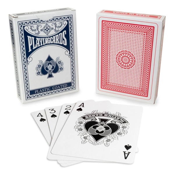 New World Imports CARDS144 Deck of Playing Cards, 12/bx, 12 bx/cs (Not Available for sale into Canada) , case