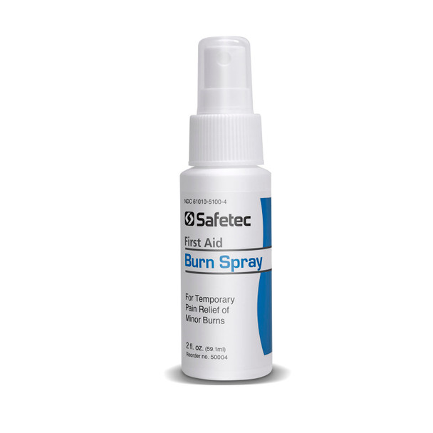 Safetec of America 50004 Burn Spray, 2 oz Bottle, 24 btl/cs (Not Available for Sale into Canada) , case