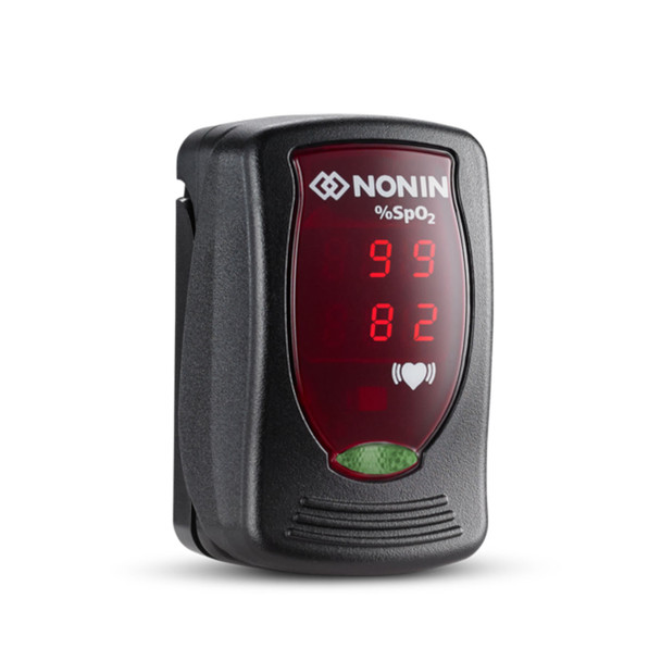 Nonin Medical, Inc. ONYX® 8340-004 Black, Standard Accessories Includes: (1) 9590 Quick-Start Guide (QSG), Electronic Version of the IFU (at nonin.com or through product support page) without Lanyard, (2) AAA Alkaline Batteries (Continental US Only -