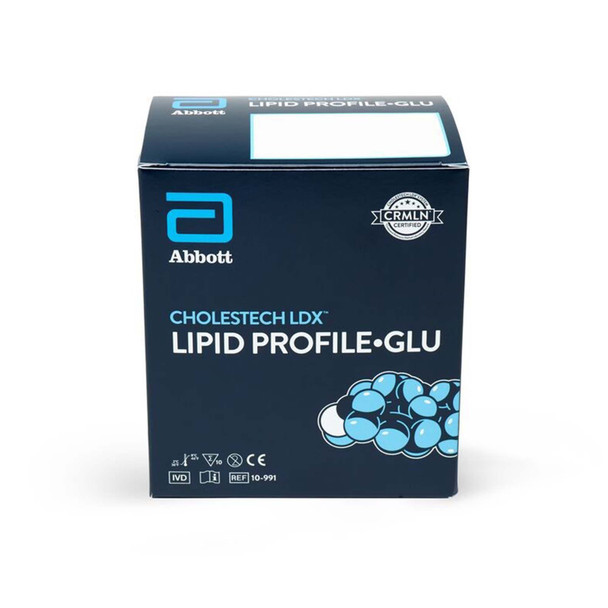 Abbott/Cholestech 97991 Cholestech LDX Lipid GLU Cassettes, 10/bx (Ships Ambient, Store Refrigerated) (Short-dated; Non-Returnable) (For Authorized Dealers Only) (Continental US+HI Only) , box