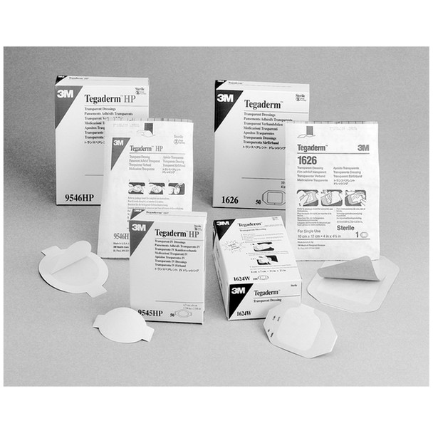 Solventum Corporation TEGADERM™ 1626W Frame Style Transparent Dressing with Label, 4\in. x 4¾\in., 50/bx, 4 bx/cs (Continental US+HI Only) , case