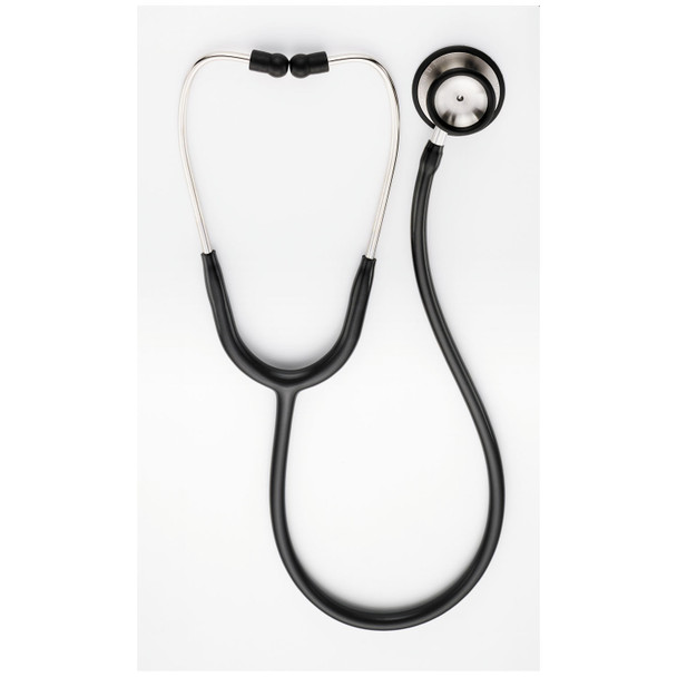 Hillrom 5079-135 Professional Stethoscope, Double-Head, 28in., Adult, Black, 5-Year Warranty (US Only) , each