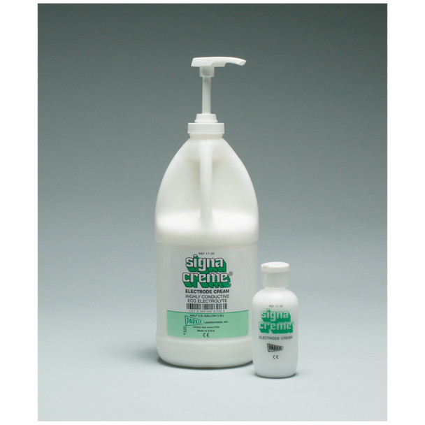Parker Laboratories, Inc. LABS SIGNACREME® 17-20 Electrode Cream, Half U.S. Gallon, Dispensers & 1 Dispenser Pump, 4 bx/cs (091033) , case