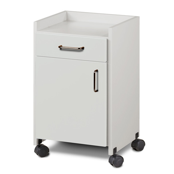 8720 Clinton Industries Mobile Bedside Cabinet