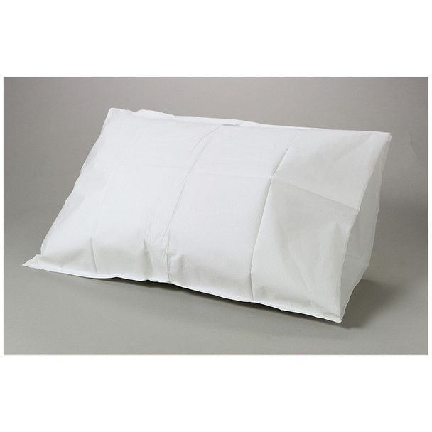 TIDI Products, LLC 919365 Pillowcase, 21in. x 30in., Tissue/ Poly, White, 100/cs (40 cs/plt) , case