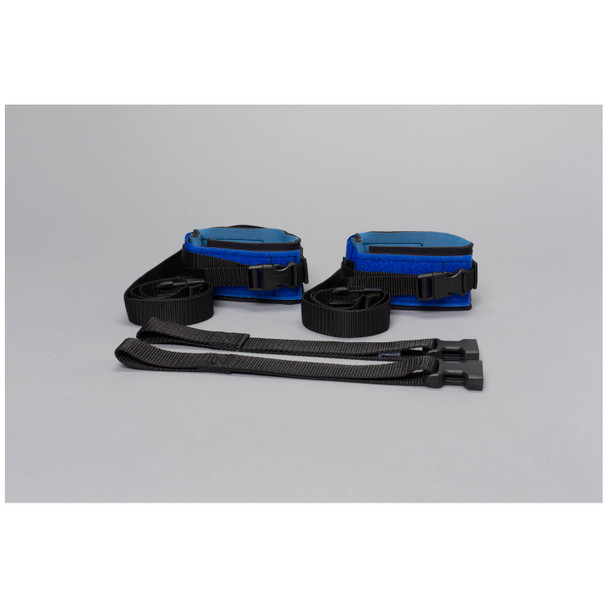 TIDI Products, LLC 2789Q Posey Wrist Cuff, Twice-as-Tough, Quick Release Buckle, w/ Single 2-Piece Strap, Machine Washable, Neoprene Cuff, Blue (Continental US + HI Only) , pair