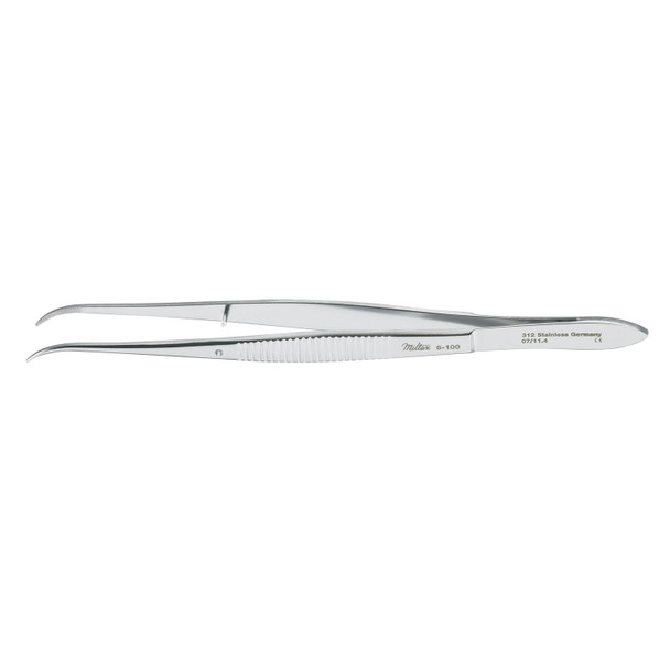 Integra Miltex 6-100 Dressing Forceps, 5in., Curved Narrow Tips , each
