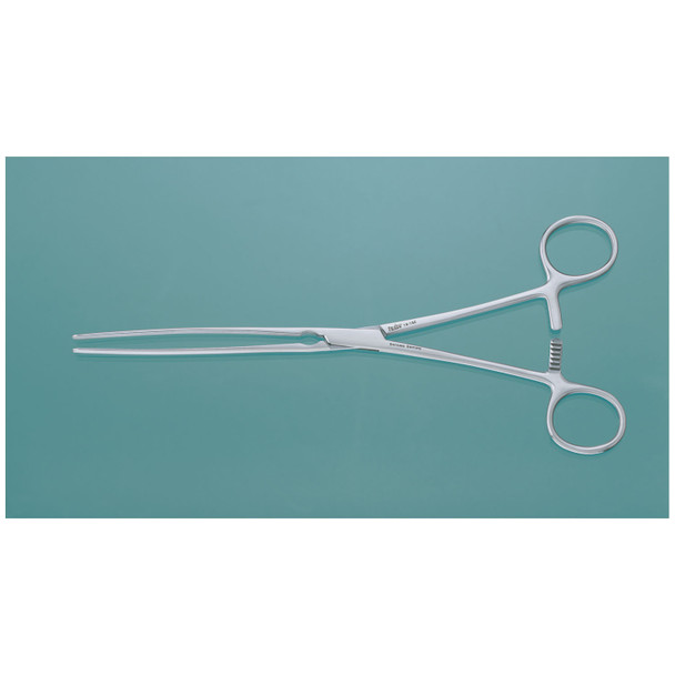 Integra Miltex 16-160 Doyen Forceps, 9in., Straight, Longitudinal Serrations , each