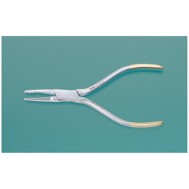 Integra Miltex 27-176TC Pin Puller, 5½in., Serrated Top Jaw Measures 1cm in Length, Grooved Cross-Serrated Opposing Jaw , each