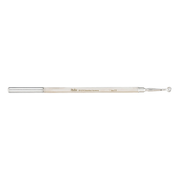 Integra Miltex 33-214 Comedone Extractor, 6\in., One Fenestrated Cup & One Delicate Curved Lancet, Protective Cap , each