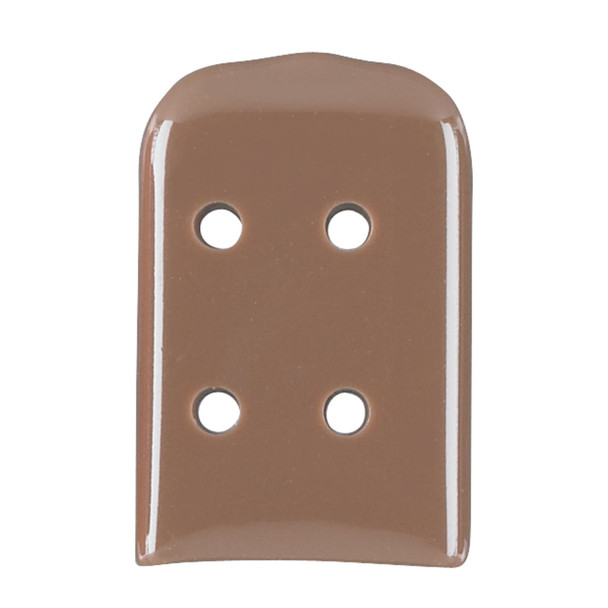 Integra Miltex TIP IT® 3-2508V Solid Vented Instrument Guard, Size 8, 5/64\in. x 5/8\in. x 1\in., Brown, Non-Sterile, 50/pkg , package