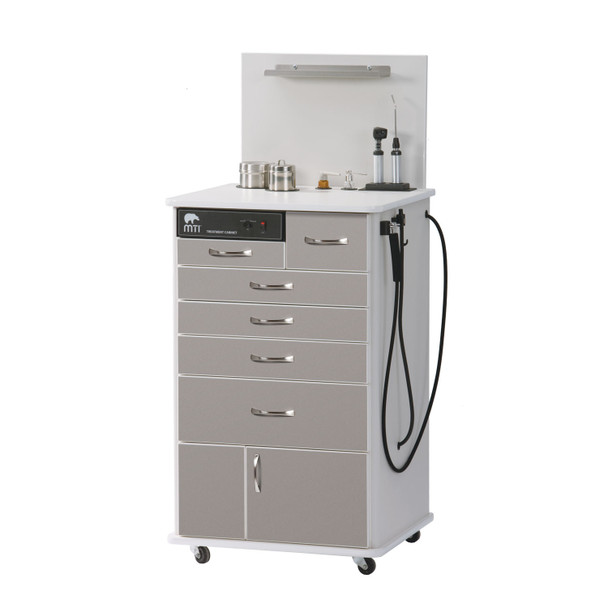 MTI - Medical Technology Industries, Inc. TC100BS-101-207 TC100BS ENT Cabinet, Stand-up, Standard Configuration 1, Laminate-Shadow, Trim-White (DROP SHIP ONLY) (Continetal US & Canada) , each