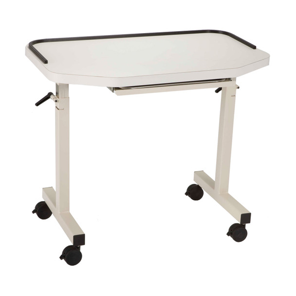 MTI - Medical Technology Industries, Inc. OSIT-1000-102-203 OSIT-1000 Instrument Table, with Edge Guard, Laminate-Crystal, Trim-White (DROP SHIP ONLY) (Continetal US & Canada) , each