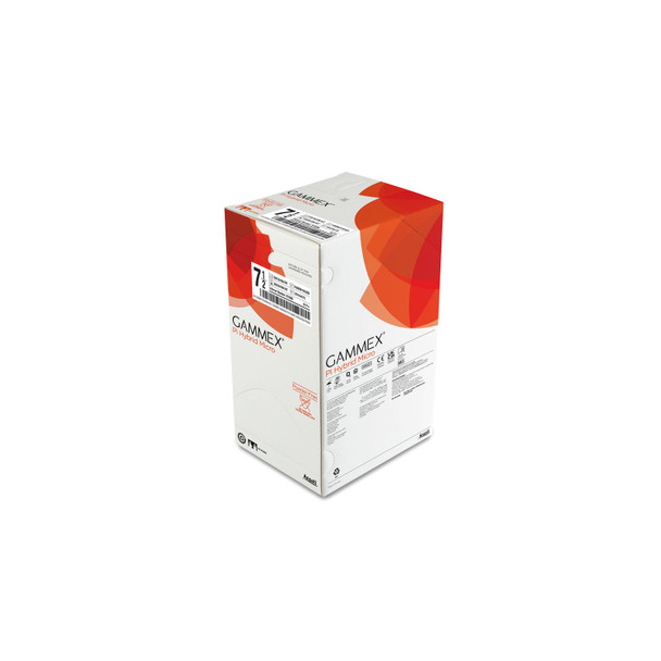 Ansell GAMMEX® 340002055 Surgical Gloves, Polyisoprene/Neoprene, PI Hybrid Micro, Chemo Approved, Size 5.5, 50 pr/bx, 4 bx/cs (US Only) (Any glove product purchased after 4/10/26 is non-returnable until further notice based on the current volatility 