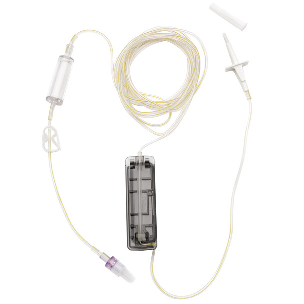 21-7039-24 ICU Medical Set, Admin, Cadd, Epid, 0.2 Micron Fltr, Yellow Stripe, Asv, Totm 12/Bx