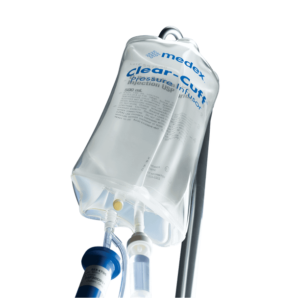 MX4705 ICU Medical Clear-Cuff@500Ml Pressure Infusor 10/Ca